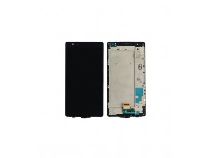 LCD displej a dotyková plocha s rámom LG X Power čierna farba