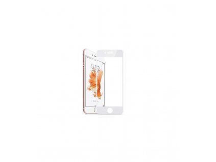 5D 9H Ochranné tvrdené sklo Full Glue iPhone 6 /6S biela farba