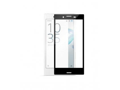 9H 3D Ochranné tvrdené sklo Sony Xperia XZ F8332 čierna farba