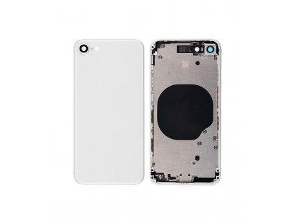 Apple iPhone 8 Zadný kryt s rámom biela farba