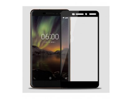 9H 0,33mm 2.5D Ochranné tvrdené sklo Nokia 6.1 čierne