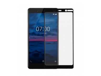 Ochranné tvrdené sklo Nokia 7 čierne