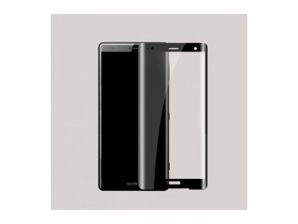 Ochranné tvrdené sklo 3D Sony Xperia XZ2 čierna farba