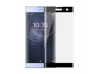 Ochranné tvrdené sklo 3D Sony Xperia XA2 čierna farba