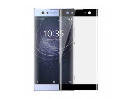 Ochranné tvrdené sklo 3D Sony Xperia XA2 ultra čierna farba