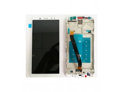 LCD Displej + Dotykové sklo Huawei Mate 10 lite Biela farba s rámom