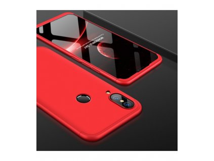 Puzdro 360 stupnová ochrana Huawe P20 lite červené