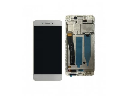 LCD displej a dotyková plocha s rámom Huawei Honor 6c / Enjoy 6s / Nova Smart biela farba