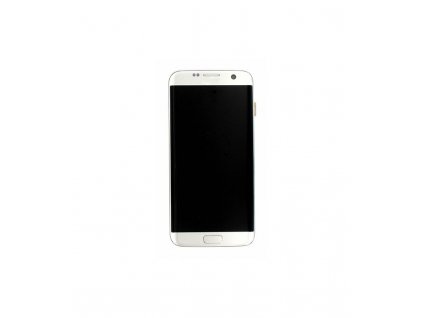 LCD displej a dotyková plocha s rámom OEM Samsung Galaxy S7 Edge G935 strieborná farba