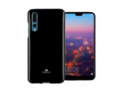 Silikonové puzdro Jelly Case na Huawei P20 Pro čierne