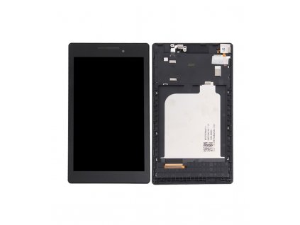 LCD displej a dotyková plocha s rámom Lenovo Tab 2 A7-10, Tab 2 A7-20F čierna farba