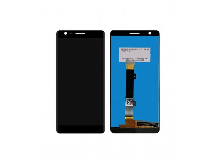 LCD displej a dotyková plocha Nokia 3.1 čierna farba
