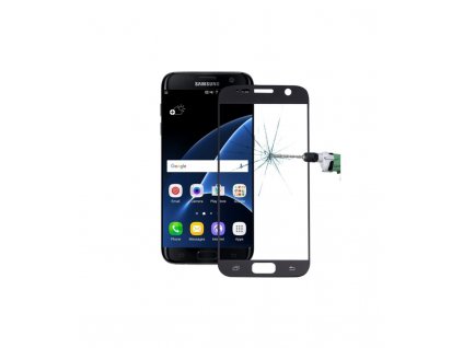 3D ochranné tvrdené sklo Samsung Galaxy S7 G930 čierna farba