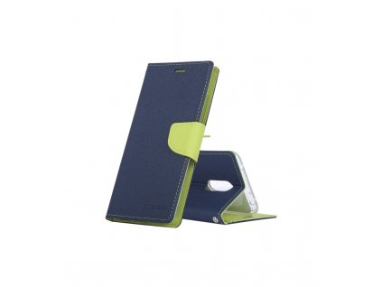 Puzdro Fancy Diary Redmi Note 5 knižkové modro zelené