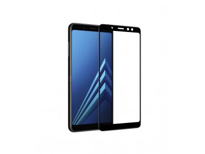 Ochranné tvrdené sklo 5D Full Glue Samsung A5 2018 A530 čierna farba