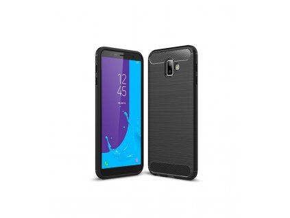 Puzdro Samsung Galaxy J6 Plus J610 Carbon čierna farba