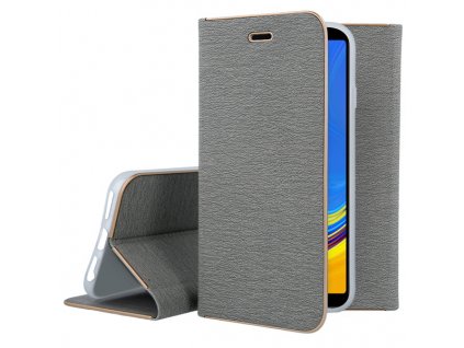 eng pl WALLET FLIP CASE Magnetic POSH SAM GALAXY A7 2018 SM A750 GRAY GLASS 106306 3