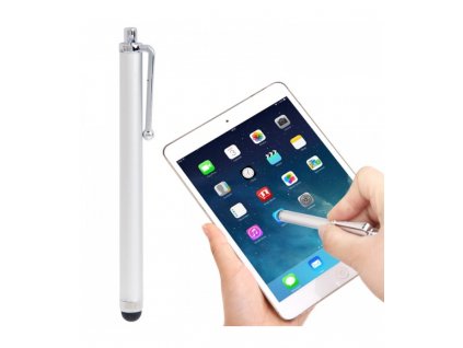 dotykove pero stylus iphone 5 5s 5c 4 4s ipad air ipad 4 ipad mini strieborna farba