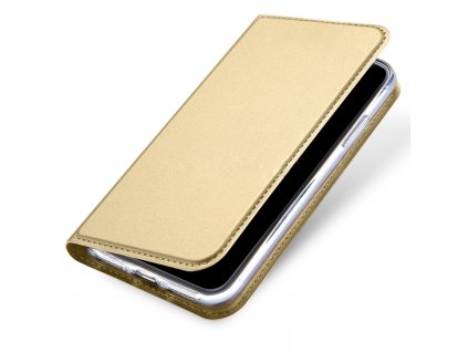 Puzdro knižkové Samsung Galaxy J6 plus Dux Ducis Skin zlaté