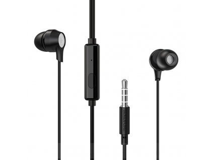 Slúchadlá Borofone BM28 Stereo Headset 3,5mm čierna farba