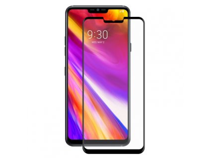 3D Ochranné tvrdené sklo LG G7 ThinQ čierne