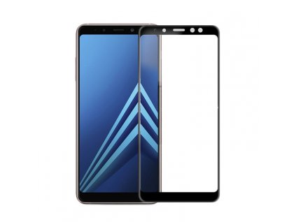 3D 9H Ochranné tvrdené sklo Samsung Galaxy A8 Plus 2018 (A730) čierne