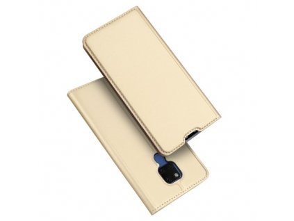 Knižkové puzdro Huawei Mate 20 X zlatá farba