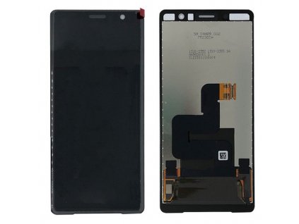 LCD displej a dotyková plocha Sony Xperia XZ2 Compact čierna farba - ORI