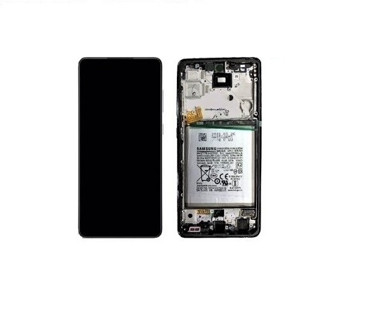 LCD Samsung Galaxy A72 (A725) a dotyk s krytom čiernym a batéria Originál