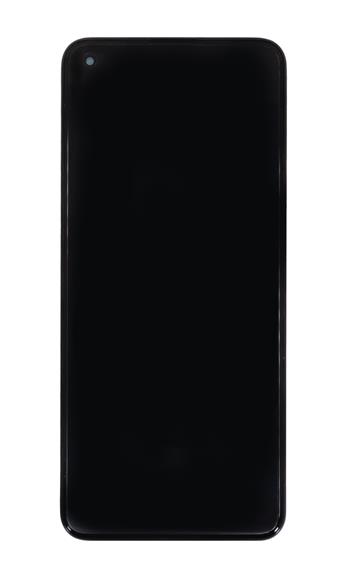 LCD Displej + Dotykové sklo Realme 8 s rámom čierna farba