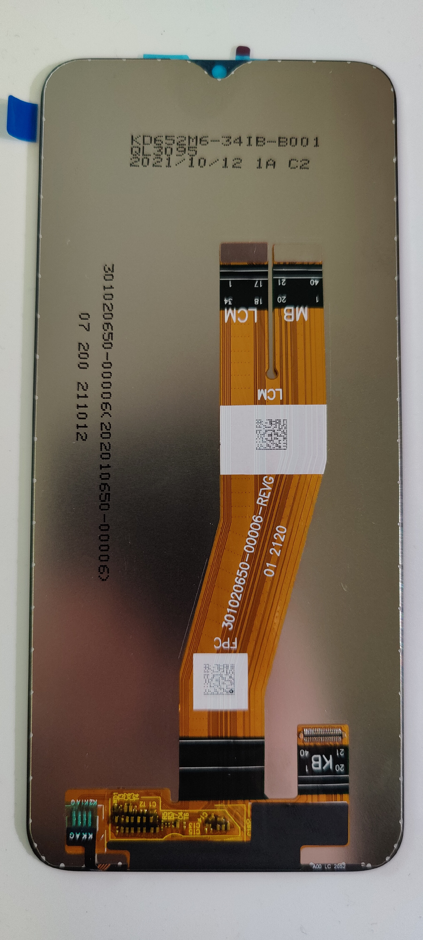 LCD displej + Dotykové sklo Samsung Galaxy A02s A025F čierna farba