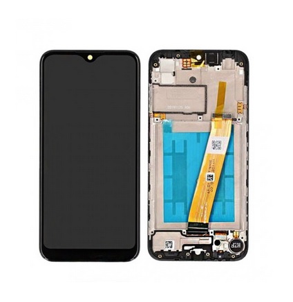 LCD Displej + Dotykové sklo + Rám Samsung Galaxy M12 2021