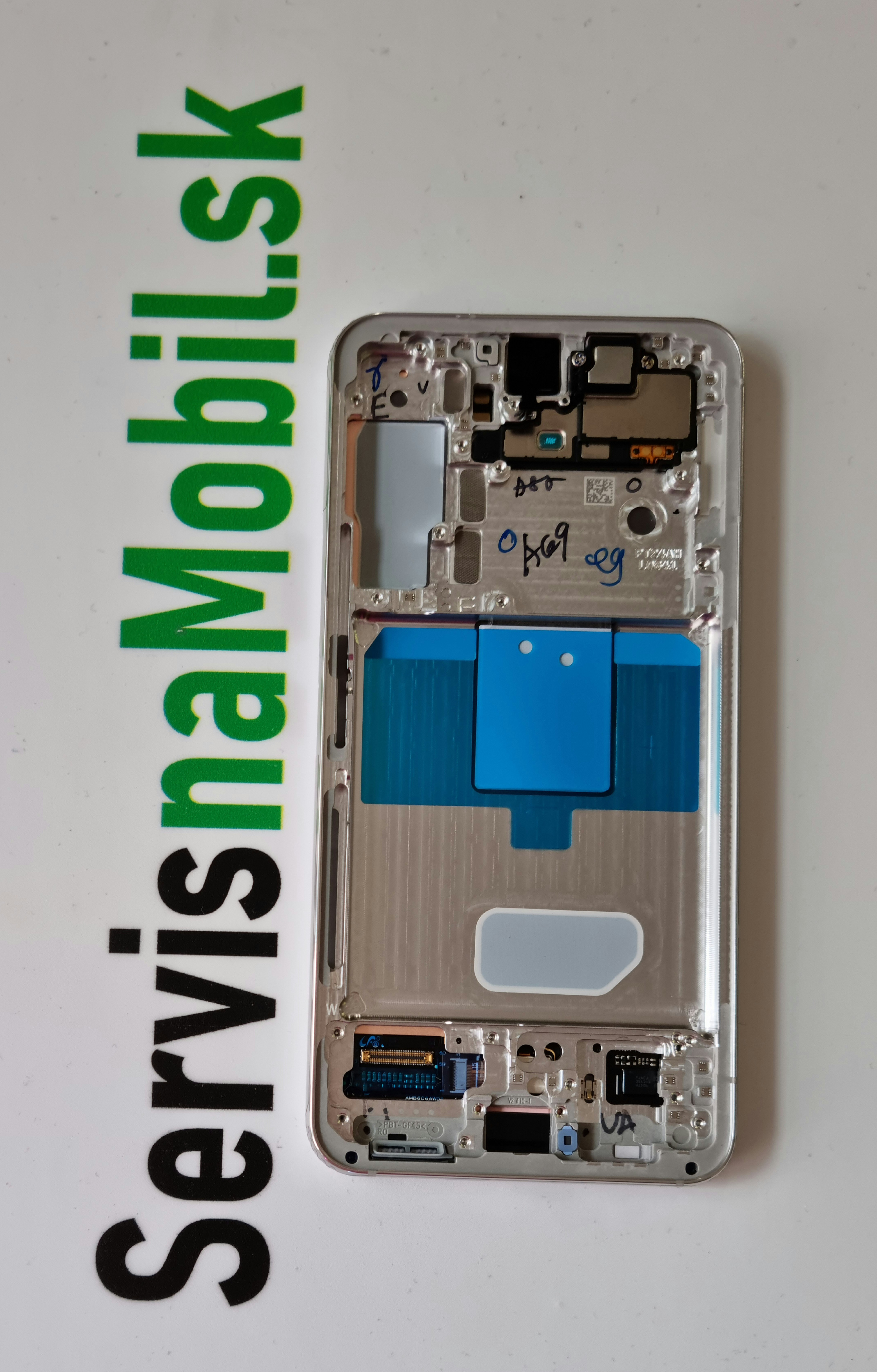 LCD Displej + Dotykové sklo + Rám Samsung Galaxy S22 - Originál
