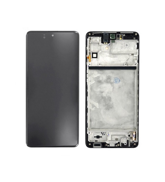 LCD Displej + Dotykové sklo + Rám Samsung Galaxy M52 - Originál Service Pack