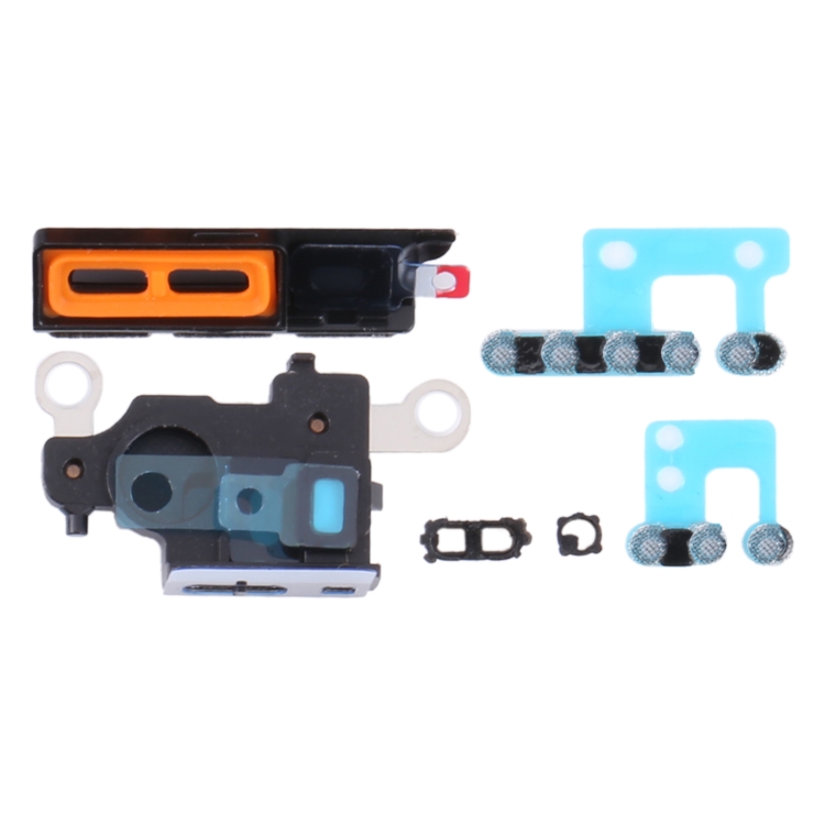 Protiprachová sieťka na sluchátko s rámikom iPhone 13 šedá farba