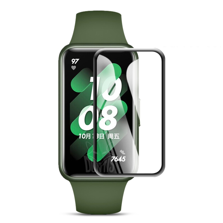 3D Ochranná fólia na hodinky Huawei Band 7 / 7 NFC čierna farba