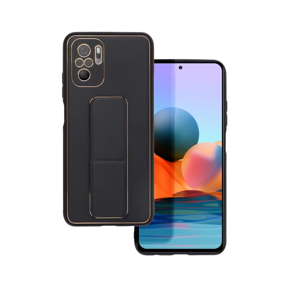 Puzdro Xiaomi Redmi Note 10 / 10S so stojanom čierna farba
