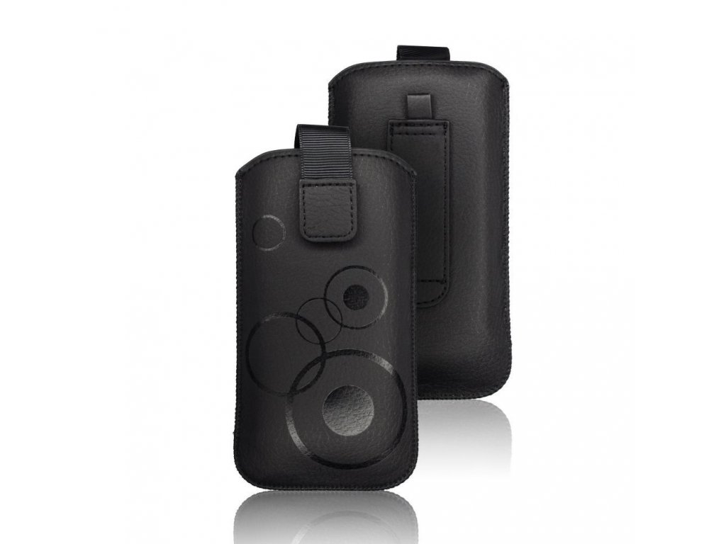 Apple Puzdro TELONE DEKO univerzálne vhodné pre iPhone 13 mini / 12 mini / SE 2020 / 7 /8 / veľkosť 13 čierna farba