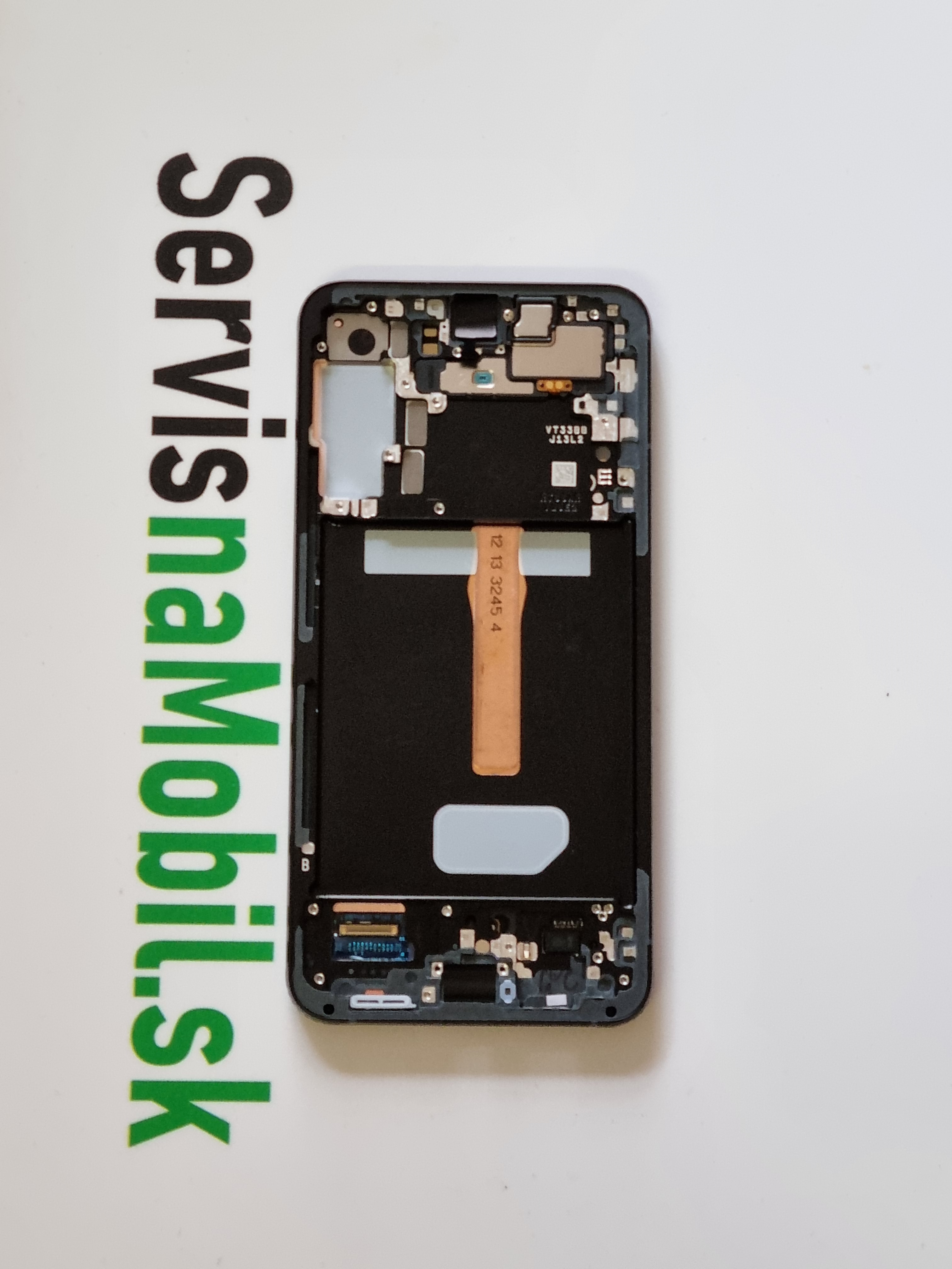 LCD Displej + Dotykové sklo + Rám Samsung Galaxy S22 Plus Graphite Gray - Originál Service Pack