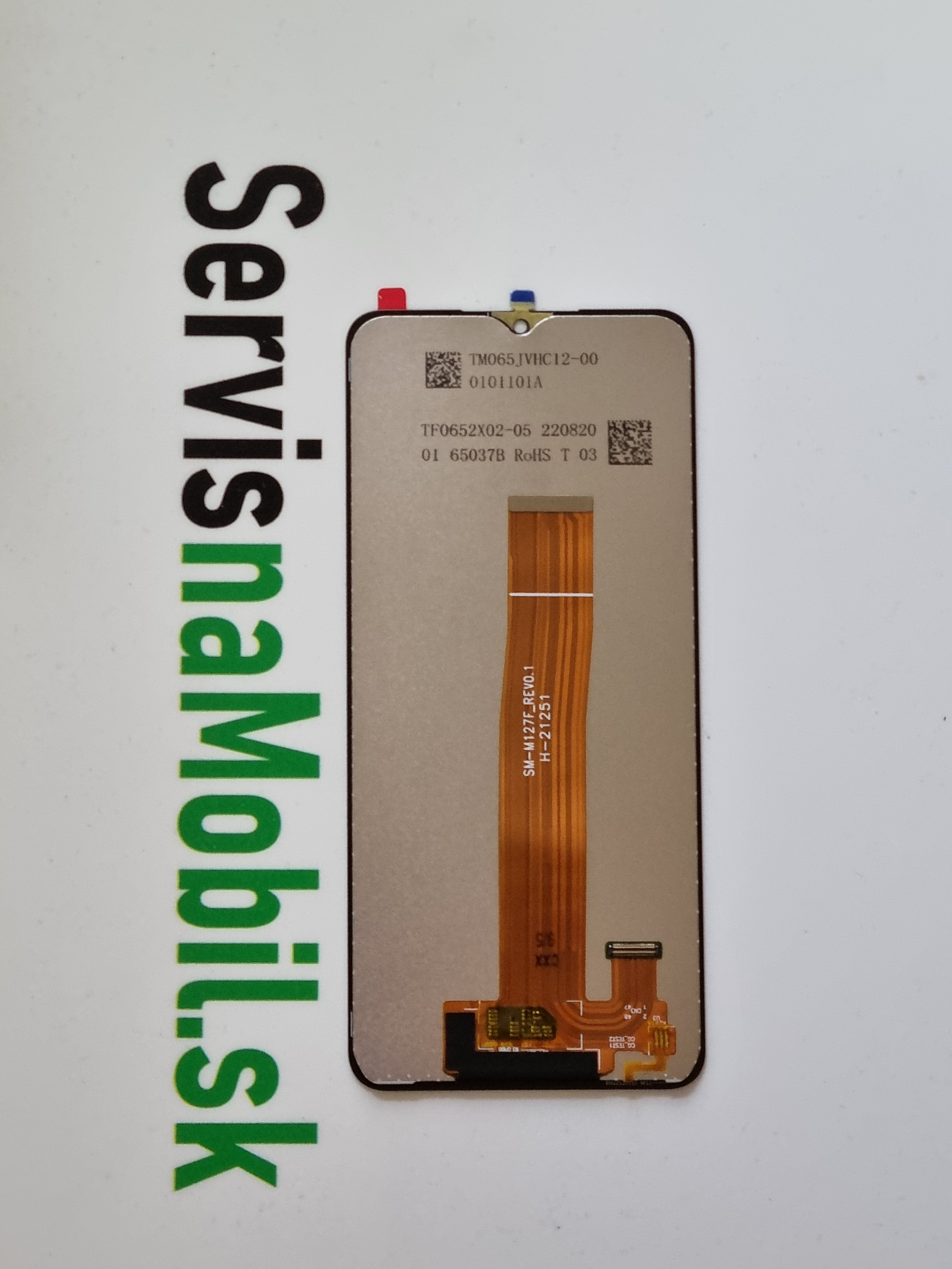 LCD Displej + Dotykové sklo Samsung Galaxy M12 2021 / A12 4G / A32 5G čierna farba - Originál Service pack