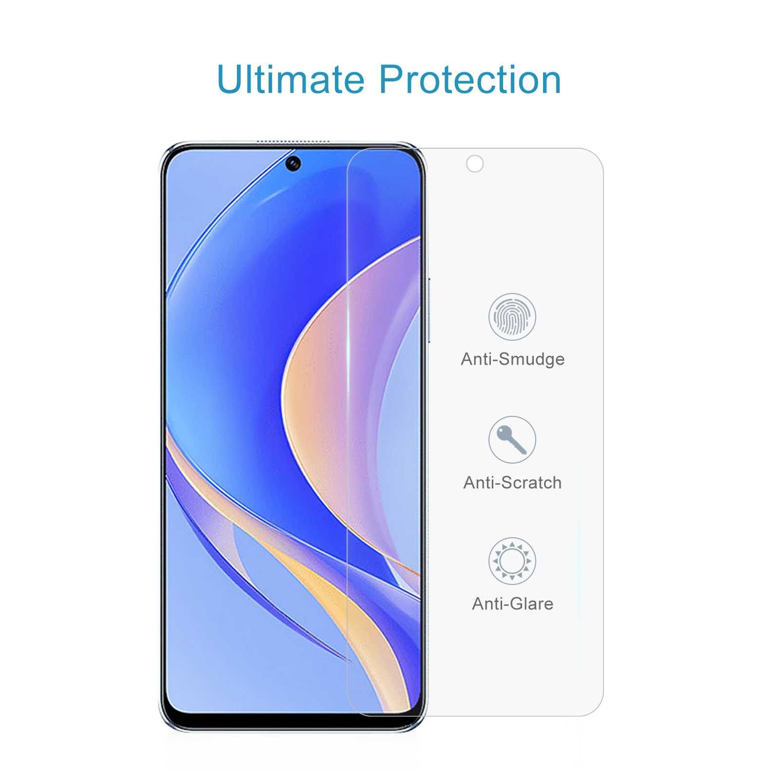 9D Ochranné tvrdené sklo Huawei Nova Y90 transparentné