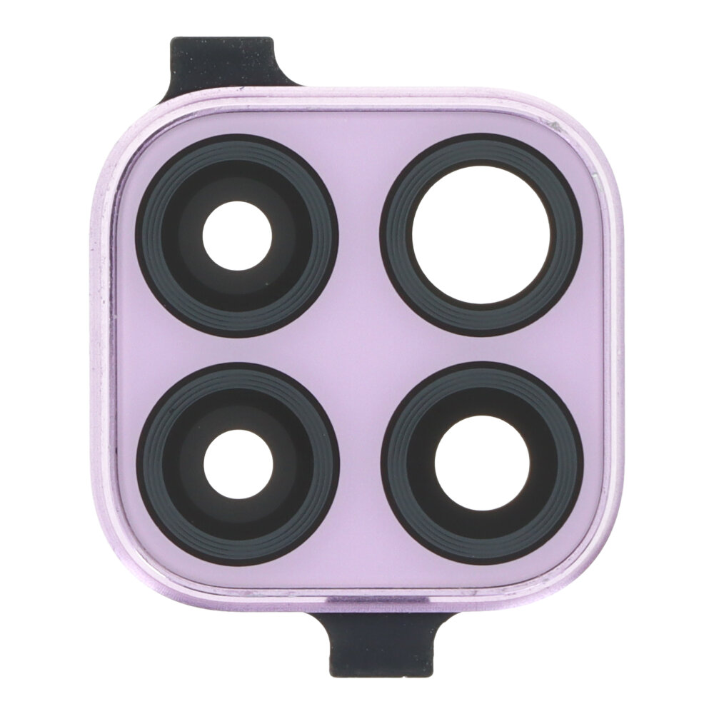 Sklíčko kamery s rámom Huawei Nova 7i ružová farba