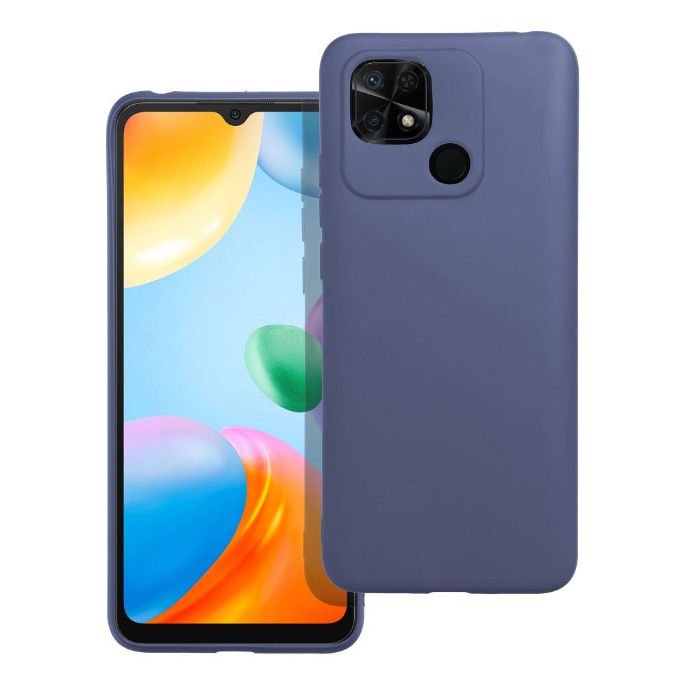 Puzdro Xiaomi Redmi 10C / Poco C40 matné  tmavo-modrá farba