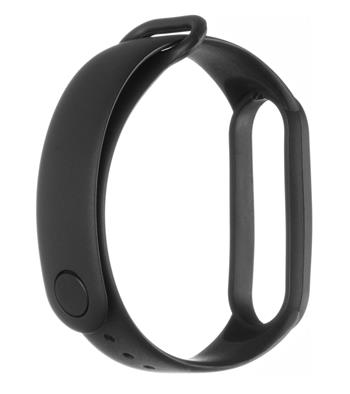 Silikónový remienok na hodinky pre Xiaomi Mi Smart Band 5 / 6 TACTICAL čierna farba