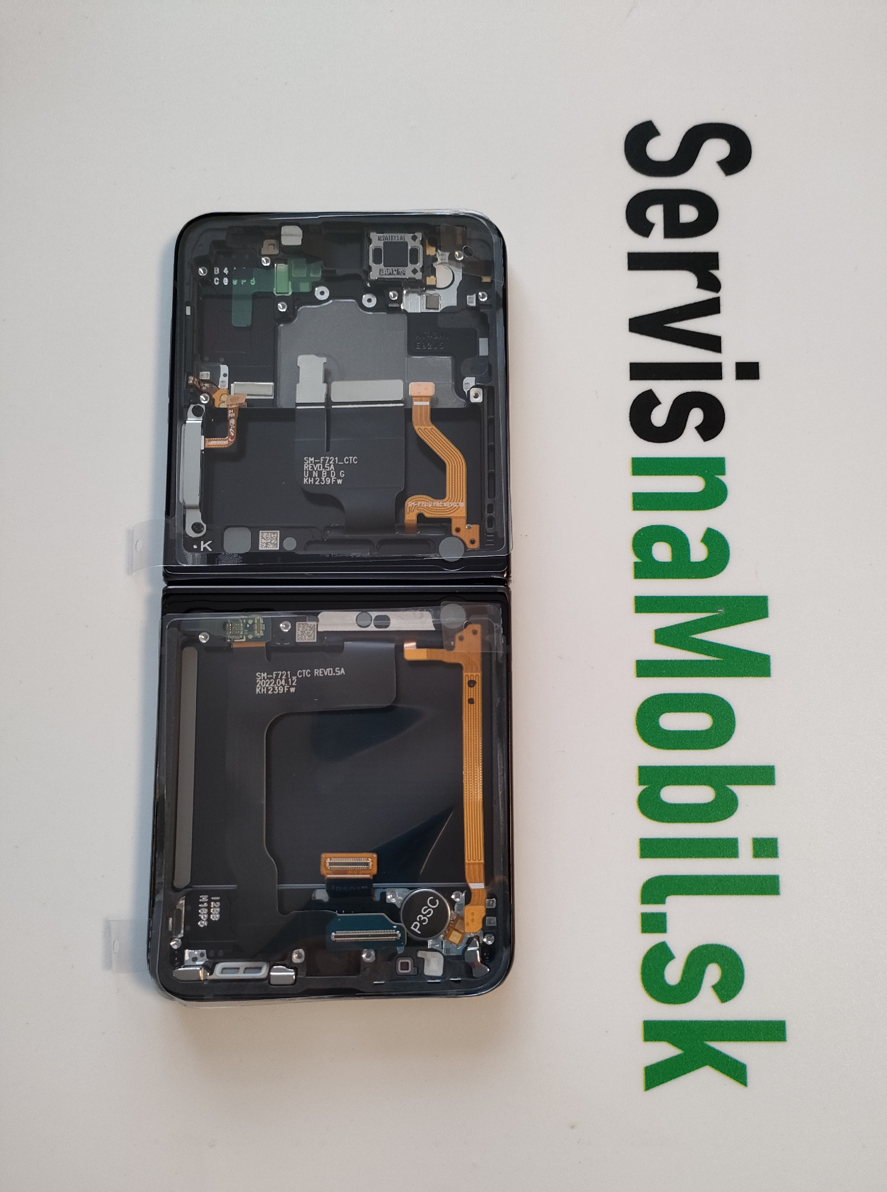 LCD displej + Dotykové sklo + rám Samsung Galaxy Z Flip 4 5G (2022)