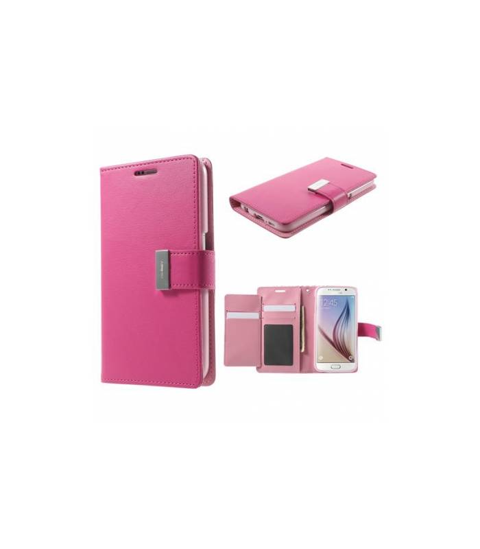 Púzdro Samsung Galaxy S6 Rich Diary ružové
