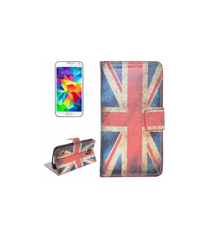Knižkové púzdro Samsung Galaxy S5 anglická vlajka