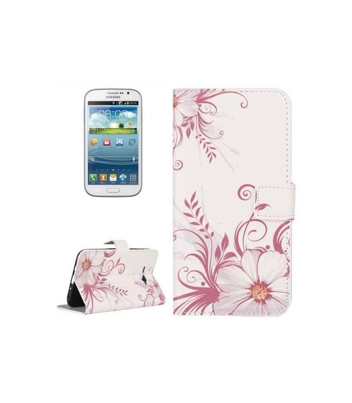 Puzdro Samsung Galaxy J5 J500 knižkové kvietky