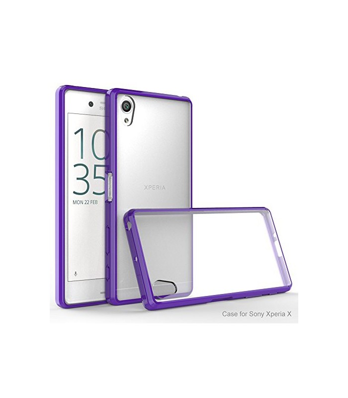 Puzdro Sony Xperia XZ ultra tenké priesvitné s ružovým rámom