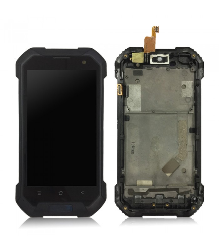 LCD Displej a dotyková plocha s rámom Blackview BV6000 / Aligator RX500 čierna farba